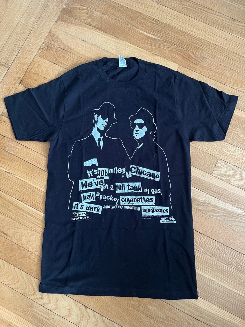 Black Blues Brothers Graphic Short Sleeve Tee